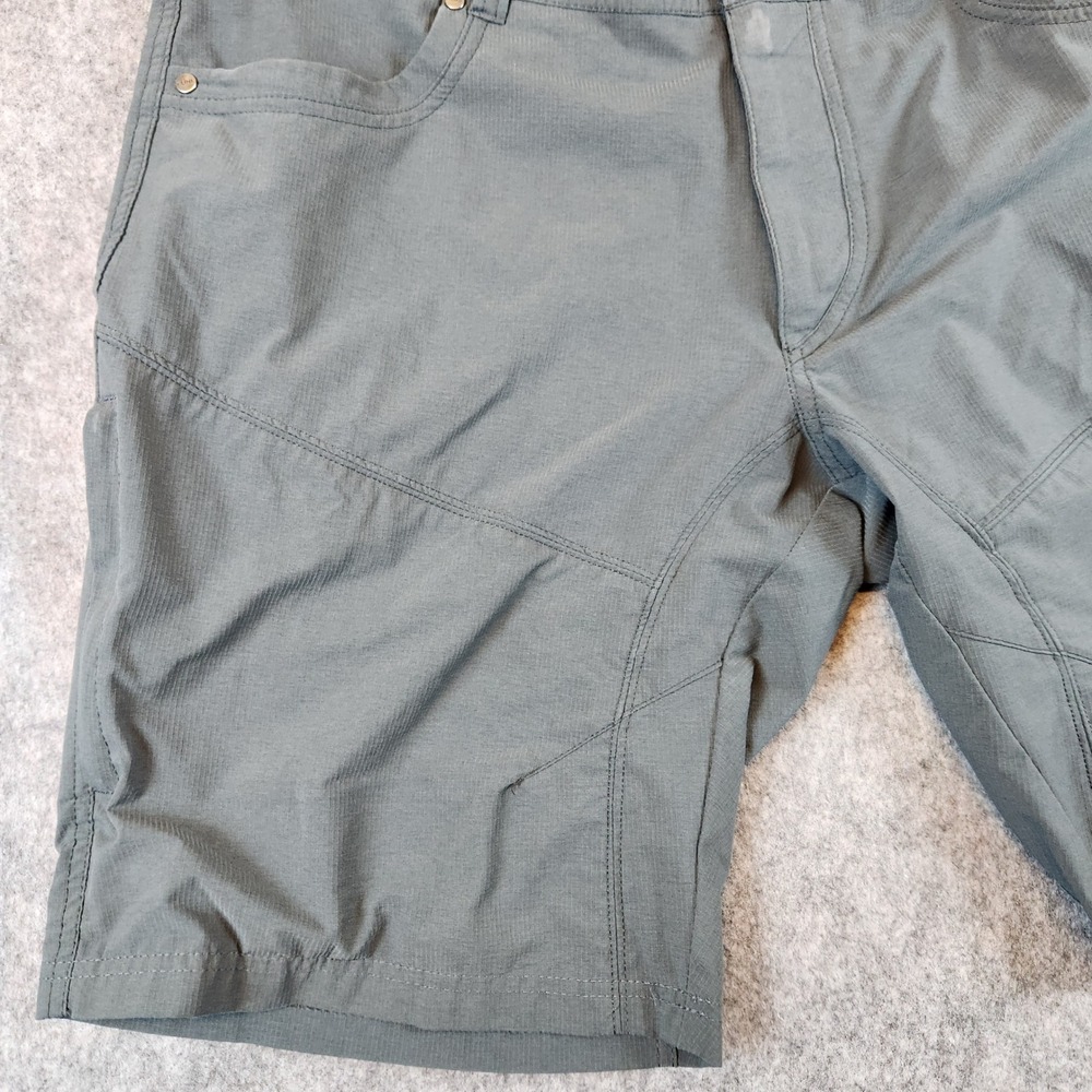 KUHL Silencr Kargo Shorts Men 35 Gray Hiking Outdoor Performance Stretch 5280 - Picture 3 of 15